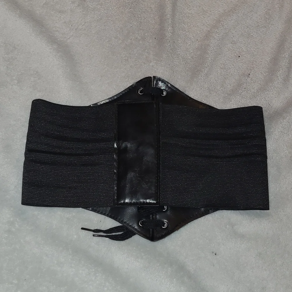 Hot Topic Corset Style Lace-Up Waist Cincher Belt